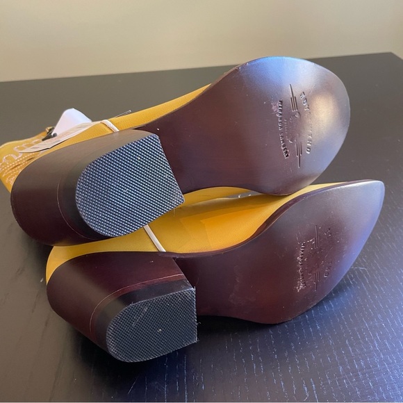 NEW Idyllwind Sunshine-Y Day Western Yellow Boots - Round Toe - Size 7B - Picture 7 of 10